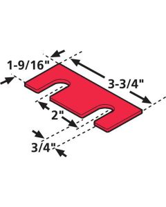 SPP35022 image(2) - Specialty Products Company 1/8 Inch Tandem Shim- Freightliner (6 Pack)