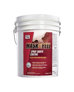 KSPCMP229 image(0) - Klean Strip Mask & Peel CMP229 Peelable Spray Booth Coating, 4.75 gal, Thick Liquid, Bright White, Peelable