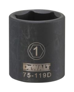 DEWALT Dwmt 6Pt 1/2In Dr Im Skt 6 Pt 1In SAE