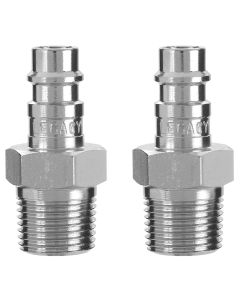 LEGA53640FZ-2PK image(0) - Legacy Manufacturing Flexzilla Pro High Flow Plug, 1/4" Body, 3/8" MNPT, 2-Pack
