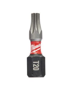 MLW48-32-4735 image(1) - Milwaukee Tool SHOCKWAVE INSERT BIT TORX T20 - BULK (25)