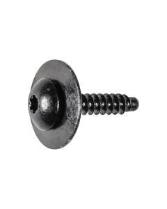 AUVECO 22070 Torx Pan Head Sems Dog Point Tapping Screw, M4.2 x 1.41 mm Screw x 20 mm L, Zinc, Black
