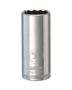 DWTDWMT74140OSP image(0) - DEWALT 001Pc 38Dr Deep Socket-12Pt-11/16