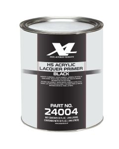 XLB24004 image(0) - Excel Auto Body Products High Solids Acrylic Lacquer Primer-Black-QT