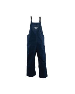 OBRLAN2ST-BIB-L image(0) - OBERON Bib Overalls - Arc Flash - 12 Cal LAN Series Deluxe - Color: Navy Blue - Size: Large