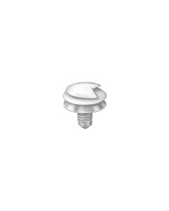AUVECO AP10621 Triple Head Type 12 Door Trim Panel and Headliner Retainer, 11/16 in Dia Top Head, Nylon, White
