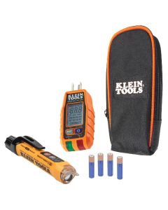 KLERT250KIT image(0) - Klein Tools Premium Dual-Range NCVT and GFCI Receptacle Tester Electrical Test Kit