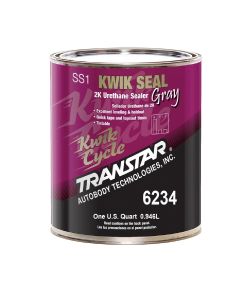 TRP6234 image(0) - Transtar Autobody Products 6234 - Kwik Seal 2K Urethane Sealer - 1 qt Can - Gray - 4:1:1 Mixing - 560 sq-ft/ Gallon at 1 mil Coverage