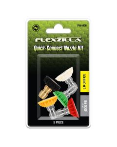LEGPW4000 image(0) - Flexzilla Quick-Connect Nozzle Kit, Multiple Degrees, 5-Piece, 1/4", (3.0 orifice)