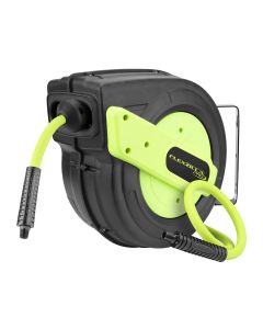 Legacy Manufacturing Flexzilla Pro Enclosed Plastic Retractable Air Hose Reel, 3/8" x 50'