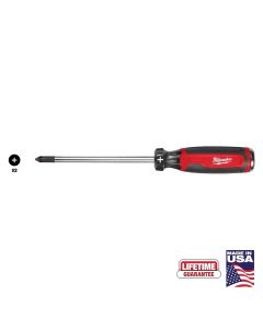 MLWMT205 image(0) - Milwaukee Tool #2 Phillips 6 Inch Cushion Grip Demolition Screwdriver (USA)