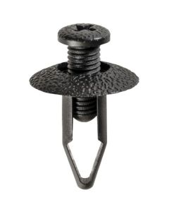 AUVECO AP17472 Push-Type Screw-Type with Closed End Bumper Fascia Retainer, 20 mm Dia Head, Black, For Nissan