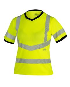 Pioneer Short Sleeve Safety T-Shirt - Women's - Color: Hi-Vis Yellow - ANSI/ISEA 107-2020 Class 3 Type R - Size: Large
