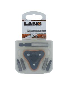 KAS5222 image(1) - Lang Tools (Kastar) 5222 6-Pc. Finger Ratchet Bit Driver