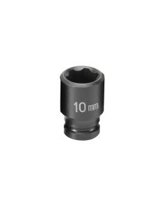 GRE910MS image(1) - Grey Pneumatic 1/4" Surface Drive x 10mm Standard  Socket