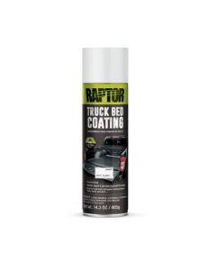 U Pol Products RAPTOR 4877 1K Truck Bed Coating, 14.3 oz Aerosol Can, White, 8.6 sq-ft Coverage