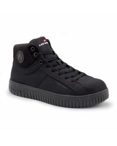 FSIAW6200-75-4E image(0) - Airwalk DEUCE Mid - Men's Mid Top Shoe - CT|EH|SR - Black/Black - Size: 7.5 - 4E - (Ultra Wide)