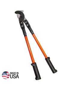 KLE63041TH image(0) - Klein Tools 25-Inch Cable Cutter with Protective Sleeve