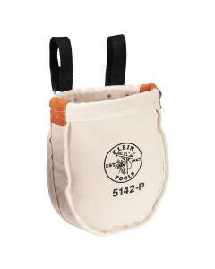 KLE5142P image(0) - Klein Tools Tool Bag, Canvas Utility Bag, Interior Pocket, 9 x 8 x 10-Inch