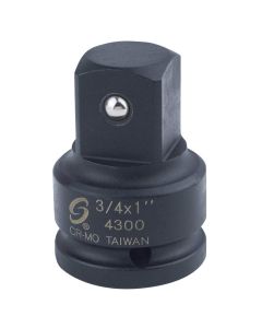 SUN4300 image(0) - SUNEX SOCKET ADAPTER IMPACT 3/4" FEMALE 1" MALE
