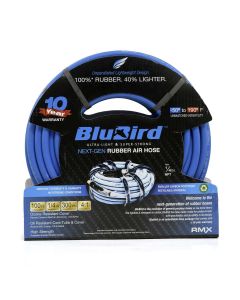 BLBBB14100 image(0) - BluBird Rubber Air Hose Assembly 1/4" x 100'