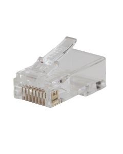 Klein Tools Pass-Thru&trade; Modular Data Plugs, RJ45-CAT5E, 10-Pack