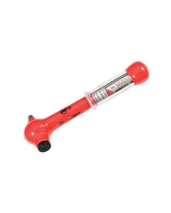 WIH30114 image(1) - Wiha Tools Insul. Ratcheting Torque Wrench 1/4" Drive, 5-25 Nm, 4-18 ft./lbs.