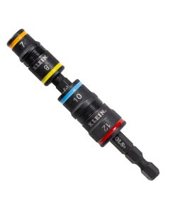 KLE32933KIT image(0) - Klein Tools Impact-Rated Flip Socket Set, SAE and Metric