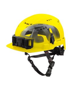 MLW48-73-1366 image(2) - Milwaukee Tool BOLT Yellow Front Brim Vented Safety Helmet with IMPACT ARMOR Liner (USA) - Type 2, Class C