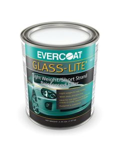Fibre glass Evercoat GLASS-LITE 100638 Lightweight Short Strand Reinforced Filler, 1 qt Can, Green, Liquid