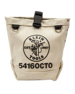 Klein Tools Tool Pouch, Bolt Retention Pouch, Canvas, Tunnel Connect, 5x10x9-Inch
