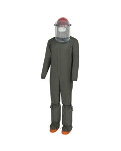 Oberon Suit Kit - Arc Flash - 8 Cal - Clean Room - Comes with (Coverall Size: Large, Bootie Size: Large, Face Shield, Balaclava)