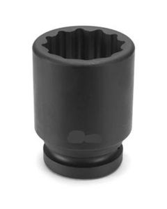 Grey Pneumatic 1" Drive x 46mm Deep - 12 Point Socket
