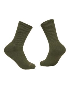 Redback Boots USA Everyday Mens Crew Solid- Hemlock Green
