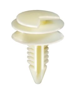 AVCAP12737 image(0) - AUVECO AP12737 Triple Head Type 12 Door Panel Retainer, (21/32 in Dia Top x 3/4 in Dia Bottom) Head, Nylon, White