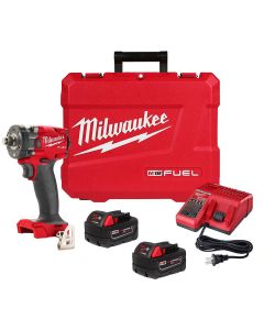 MLW2855-22R image(1) - Milwaukee Tool M18 FUEL 1/2 " Compact Impact Wrench w/ Friction Ring Kit