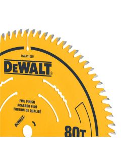 DWTDWA11080 image(1) - BLACK+DECKER 10 in. 80T Fine Finish Saw Blade