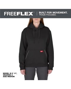 MLWF251B-M image(0) - Milwaukee Tool Women's FREEFLEX Pullover Hoodie- Black - M