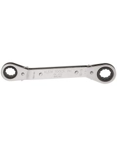 KLE68236 image(0) - Klein Tools Reversible Ratcheting Box Wrench 3/8 x 7/16-Inch