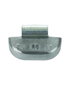 PWWRC080 image(0) - Wegmann Automotive 8oz Heavy-Duty Lead Uncoated Clip-on RC Series  Wheel Weight (Box of 25)