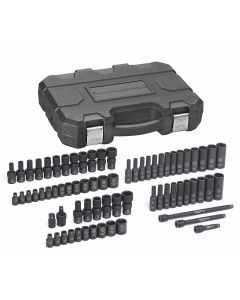 GearWrench 71 Piece 1/4 Inch Drive 6 Point Standard & Deep Universal Impact SAE/Metric Socket Set