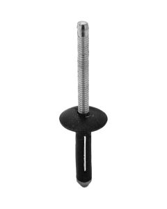 AVCAP17639 image(0) - AUVECO AP17639 Split-Type Rivet, 1/4 in Dia x 3/16 to 3/8 in Grip Range, Aluminum Rivet/Mandrel, Black