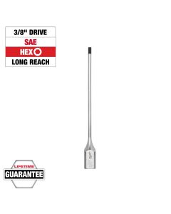 MLW45-34-1075 image(1) - Milwaukee Tool 3/8 Inch Drive 9/64 Inch Long Hex Bit Socket