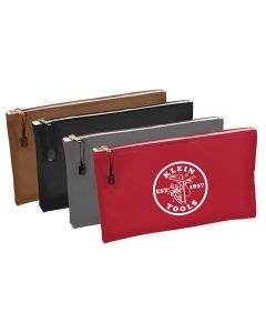 KLE5142 image(0) - Klein Tools Tool Bag, Canvas Utility Bag, Loop Connection, 9 x 8 x 10-Inch