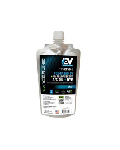 TRATP100EVD-5 image(1) - Tracer Products 5 oz (148 ml) foil pouch POE-Based A/C oil with fluorescent dye for electric vehicles (compatible with R-1234yf and R-134a systems)