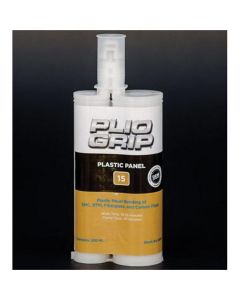 PLI8005 image(0) - PLIO-GRIP Plastic Panel 15 8005 Plastic Panel Bonding, 220 mL Cartridge, Beige (Part A), Green (Part B)