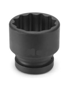 Grey Pneumatic 1" Drive x 2-1/16" Standard - 12 Point Socket