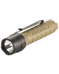 Streamlight PolyTac X - Includes (2) CR123A Lithium Batteries - Box - Coyote