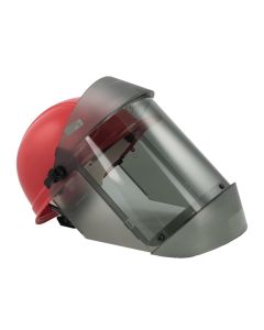 OBR21AGR12-C500 image(1) - OBERON Face Shield & Hard Cap - Arc Flash - 12 Cal TCG - Window: Standard Grey