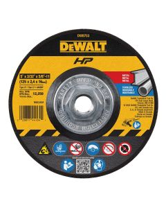 DEWALT Abrasive Wheel, 5-Inch X 3/32-Inch X 5/8-Inch